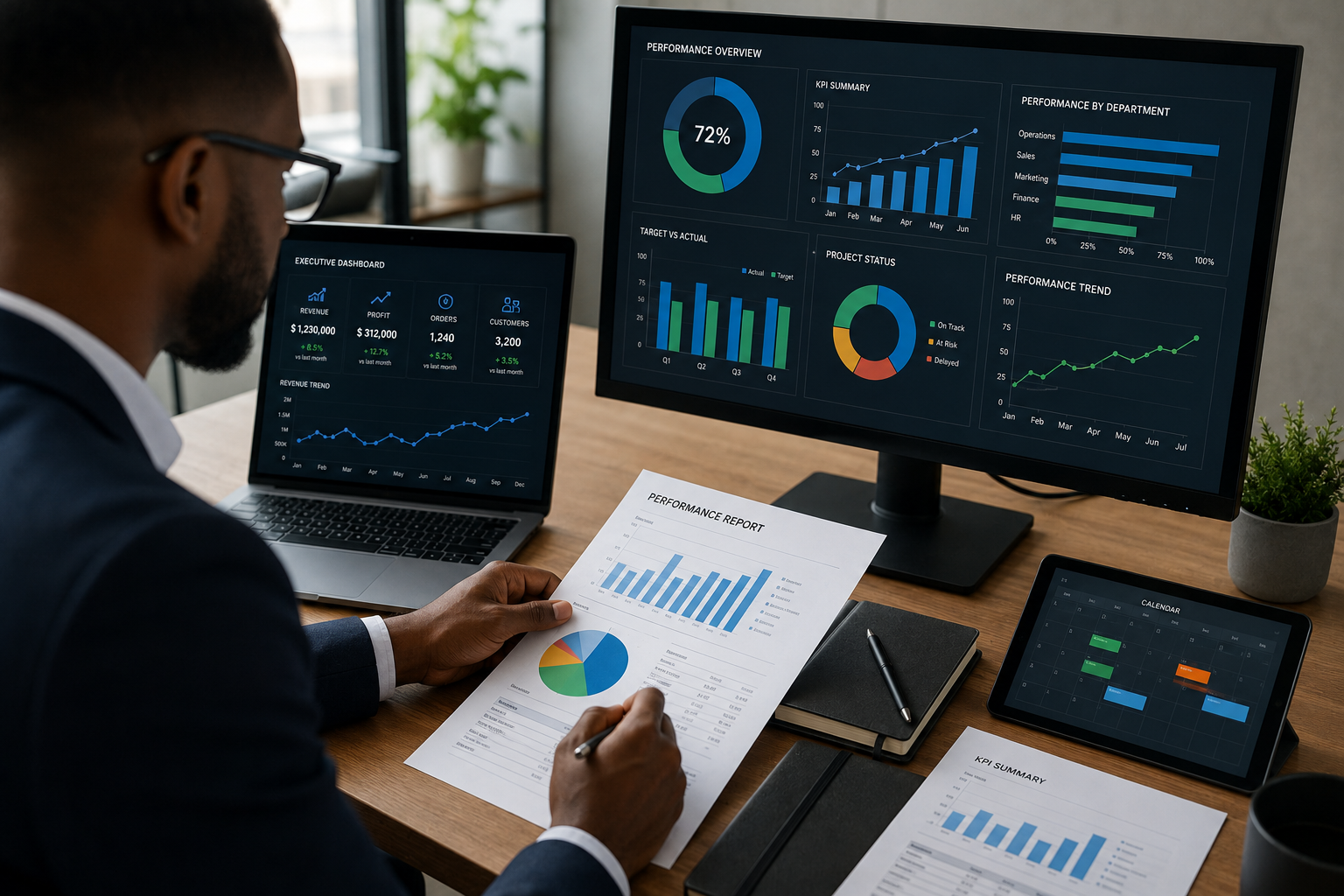 Deploying enterprise wide KPI dashboards and Quality Management system